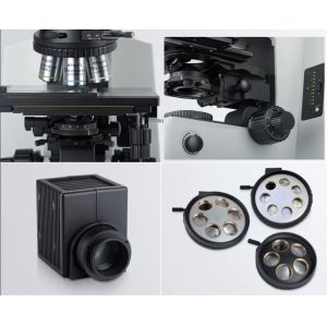 Buy cheap Semi Apochromatic Optical Metallurgical Microscope Objective 400x Trinocular Head from wholesalers