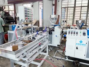 Buy cheap PVC Price Label Ticket Holder Plastic Profile Extrusion Line Machine product