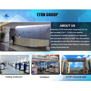 HT-E8D-1200 24 Head Pick And Place Machine With Adjustable Pressure Pneumatic