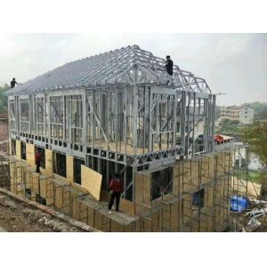 High Strength 3 Bedroom Prefab House , Easy To Install Modern Steel Frame Homes