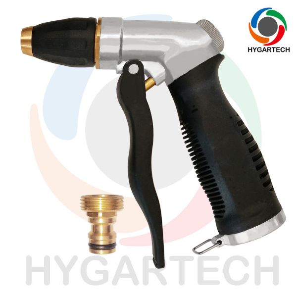 Metal Multi-Purpose Hose Nozzle Down Pressure Washing Gun With Front Trigger Control Valve