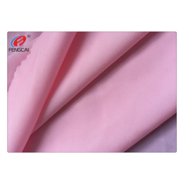Anti Uv Stretch Warp Knitted Fabric Polyester 83% Spandex 17% Breathable