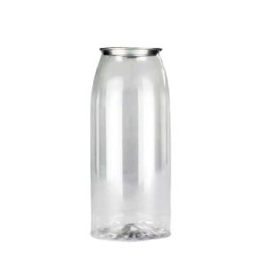 Aluminum Lids Empty 350ml 500ml Round Plastic Drink Can Easy Open End Cans