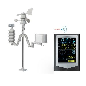 Buy cheap Wireless Solar Home Weather Station For Monitoring Temperature Humidity And Rainfall from wholesalers