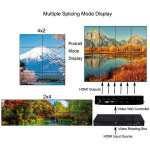 Multi Format best hdmi 3x3 2x3 LCD Video TV Wall Controller HDMI video wall