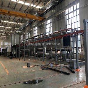 Buy cheap Electrostatic PLC Metal Powder Coating Line CE from wholesalers