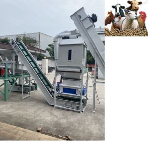 Buy cheap Flat Ring Die Pellet Mill Animal Feed Pelletizing Line for and Engineer Guide Installation from wholesalers