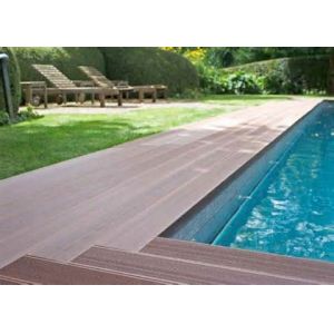 Buy cheap Outdoor WPC Decking ASA Co-extrusion , Fireproof Artificial Decking from wholesalers