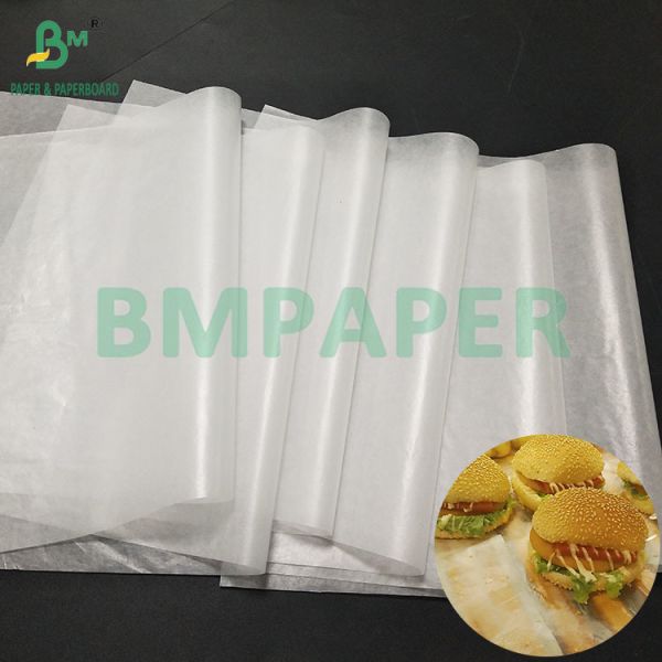 Buy cheap 20gsm White Greaseproof Translucent Bread Mat Paper Wax Glossy Paper from wholesalers