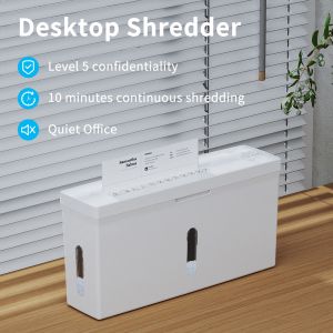 Buy cheap CS201C 2 Sheets A4 micro cut P5 Desktop mini shredder machine for papers from wholesalers