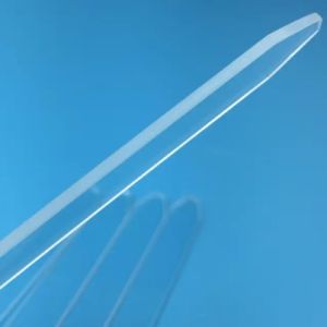 1100 Degrees Processing Temperature Square Transparent Cerium-Doped Quartz Glass