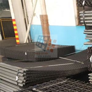Buy cheap Square Mesh Shape Quarry Screen Mesh With 1.2mm Galvanized Iron Sheet Hook Covers from wholesalers