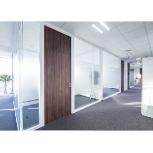 Buy cheap High Security Glass Partition Wall System Double-layer Design from wholesalers
