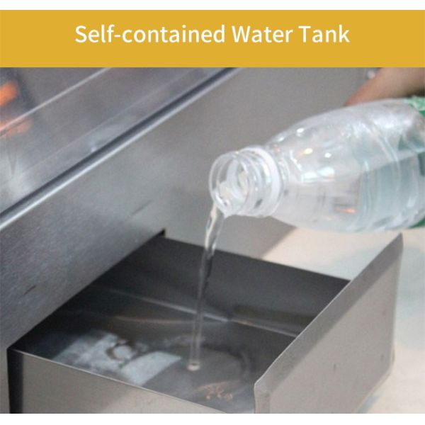 Restaurant Cake Display Fridge , Stainless Steel Glass Food Warmer Display