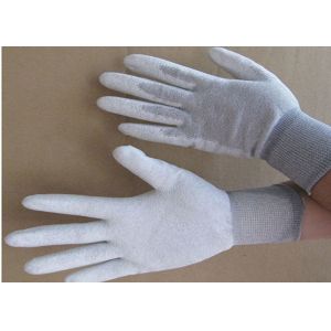 Buy cheap White PU Coated Gloves Seamless Shell 7 / 8 / 9 Inch Apply To Metal Working product