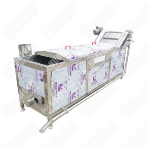 Buy cheap Central kitchen solutions automatic IQF cabbage sweet corn wash blanch line fruit vegetable processing machine from wholesalers