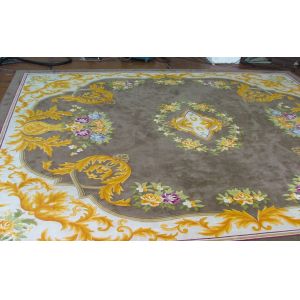 Buy cheap Comfortable Handmade Woollen Carpet / Chinese Hand Knotted Wool Rugs from wholesalers