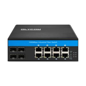 Buy cheap 8 port gigabit poe switch industrial ethernet switch 4SFP+8RJ45 DC48V Dual power input from wholesalers