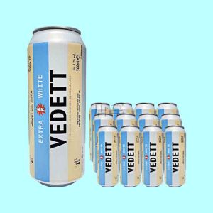 Buy cheap Stackable Aluminum Beer Can With Pull Tab Lid Silver / Customize from wholesalers