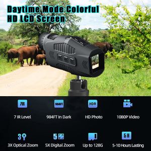 Buy cheap Hunting Mini Night Vision Binoculars Telescope 1080P from wholesalers