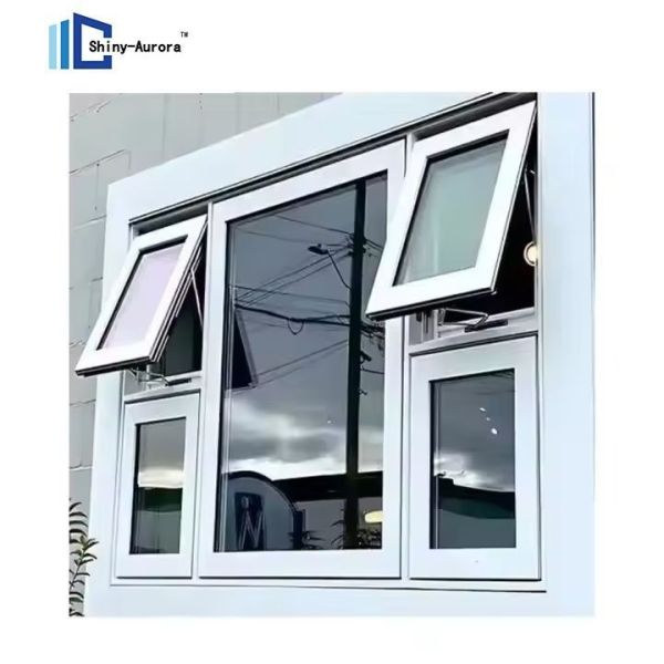 Buy cheap Vertical Opening Top Hung Aluminium Windows , Large Commercial Awning Window from wholesalers