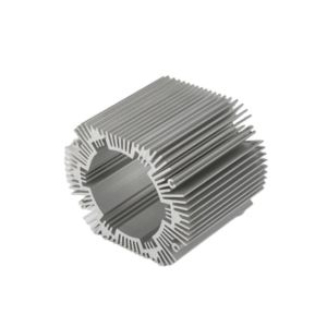 Buy cheap Silvery Anodized Led Round Heat Sink Extrusion from wholesalers