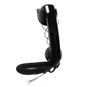 Buy cheap Anti Destructive Black Telephone Handset Microphone With PC / ABS Material from wholesalers