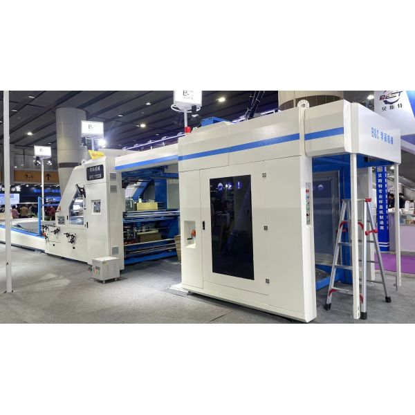 Quality Paper Servo Type Three In One 5 Ply Automatic Laminating Machine Intelligent Good Service for sale