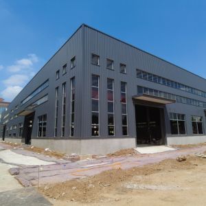 Buy cheap Prefab Steel Structure Warehouse Building with Large Span and Crane from wholesalers