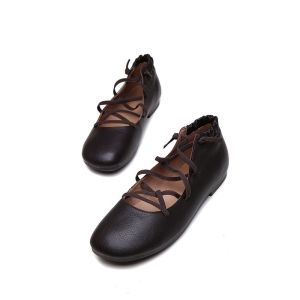 Buy cheap S400 Leather Shoes Handmade Toe Layer Cowhide High Quality Women'S Shoes Custom Logo from wholesalers