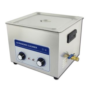 Buy cheap 40khz 15L Benchtop Ultrasonic Cleaner With Manual Knobs , Adjustable Timer from wholesalers