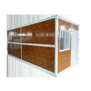Buy cheap Modular Fold Up House Sandwich Panel Fireproof Foldable Expanding Cabin from wholesalers