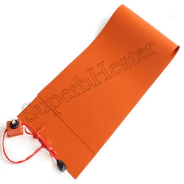 200 Liter Flexible Silicone Heater 200C 1m Rubber Blanket