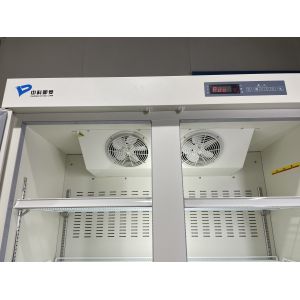 Buy cheap Large Capacity 656L Side by Side Door Vertical Stand Medical Pharmacy Vaccine Refrigerator 2-8 Degrees from wholesalers