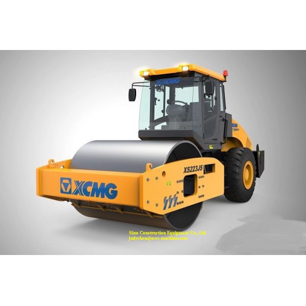 Buy cheap Road Vibratory Roller 22 Ton Mechanical Single Drum XS223J Shangchai Engine 136Kw from wholesalers