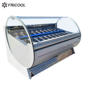 20 Pans Air Cooling System Countertop Gelato Display Case 450L