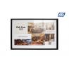 Buy cheap Wall - mounting or Hanging Picture Frames , Black Invaginated Single Side Large Graphic Display Frame from wholesalers