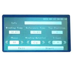 Display Handheld DC Resistance Tester 10A Relative Humidity No Condensation