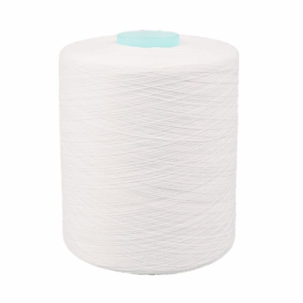 Buy cheap Eco - Friendlypolyester Ring Spun Yarn , Core Spun Raw White Yarn Good Evenness from wholesalers