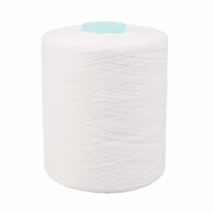 Buy cheap Eco - Friendlypolyester Ring Spun Yarn , Core Spun Raw White Yarn Good Evenness from wholesalers