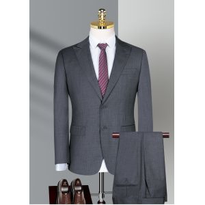 Buy cheap Regular Clothing Length Formal Men's Suits Woolen Slim Fit Single Breasted Suits from wholesalers