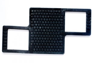 Buy cheap Custom Vibration Isolation Bearings solid rubber material pad from wholesalers