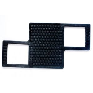 Buy cheap Custom Vibration Isolation Bearings solid rubber material pad from wholesalers