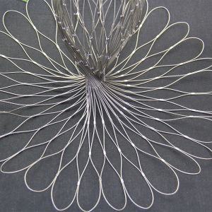 Buy cheap 1.5mm Dia. Stainless Steel 316 Rope Mesh Anti-theft Mesh Bag for Backpack Protector from wholesalers