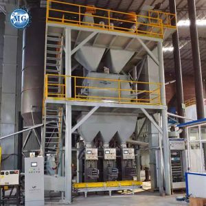 Buy cheap PLC Engineer Guided Dry Mortar Production Line 200KW Power  100-120t/H from wholesalers