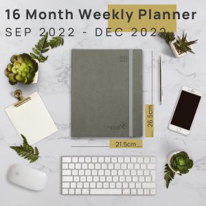 Buy cheap Grey 8.75inchX10.5inch Large Academic Planner Eco Friendly Paper from wholesalers