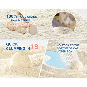 Buy cheap Eco Friendly Biodegradable Cassava Cat Litter Factory Made Odor Control Fast Absorbent Low Dust Safe For Kitten Adult Cats And Sensitive Paws from wholesalers