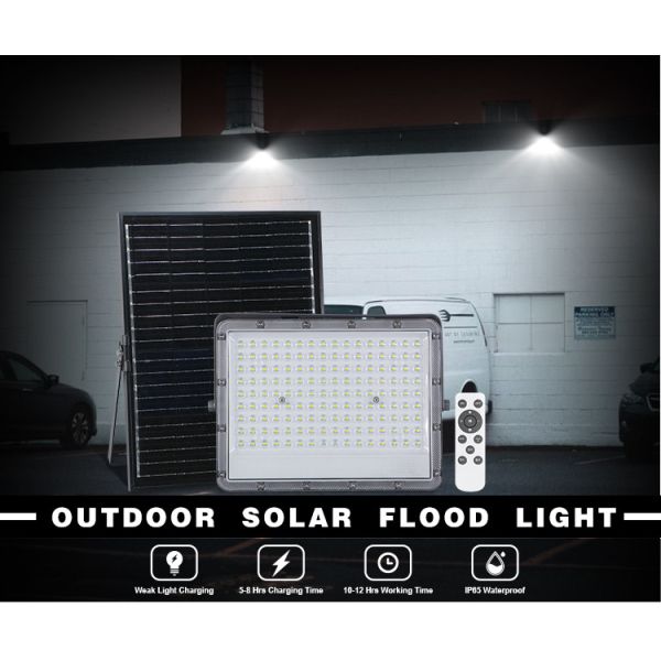 KCD Outdoor Super Brightness Floodlight High Lumen Commerical IP67 100w 200w 300w 400w 500w 600w Solar Rechargeable