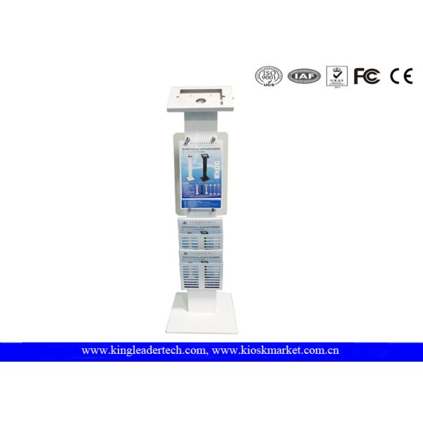 Buy cheap Lockable Kiosk Freestanding Secure Ipad With Logo Panel Leaflet Rack from wholesalers