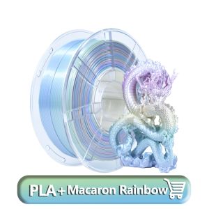 Professional 3D Printer Filament Silk Rainbow PLA Toughness Enhanced